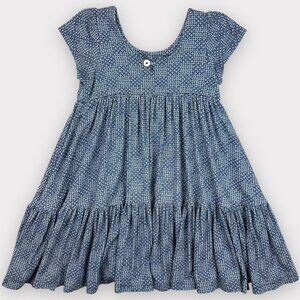 Sz 5 Omi Jo blue crosshatch tunic Well Dressed wolf